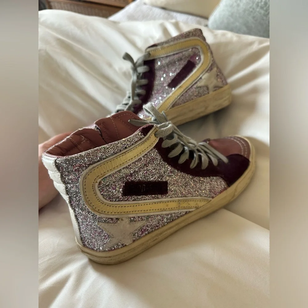 GOLDEN GOOSE hi top sneakers - Picture 1 of 9